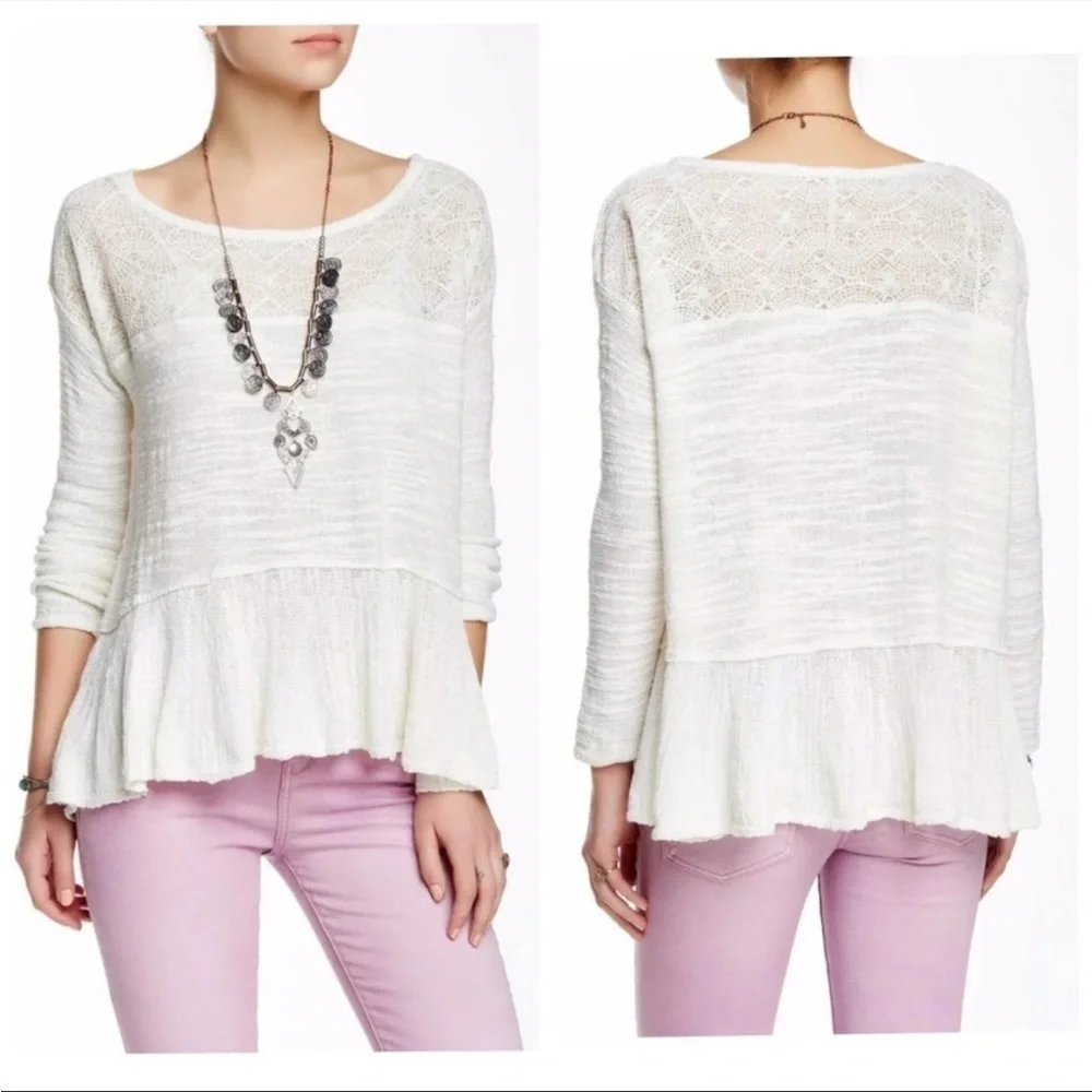 Free People seashell knit